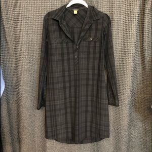 Eddie Bauer shirt dress missing belt size small
